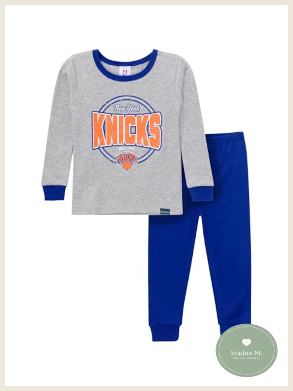 Fleece Lined Long Sleeve Pajama Set
